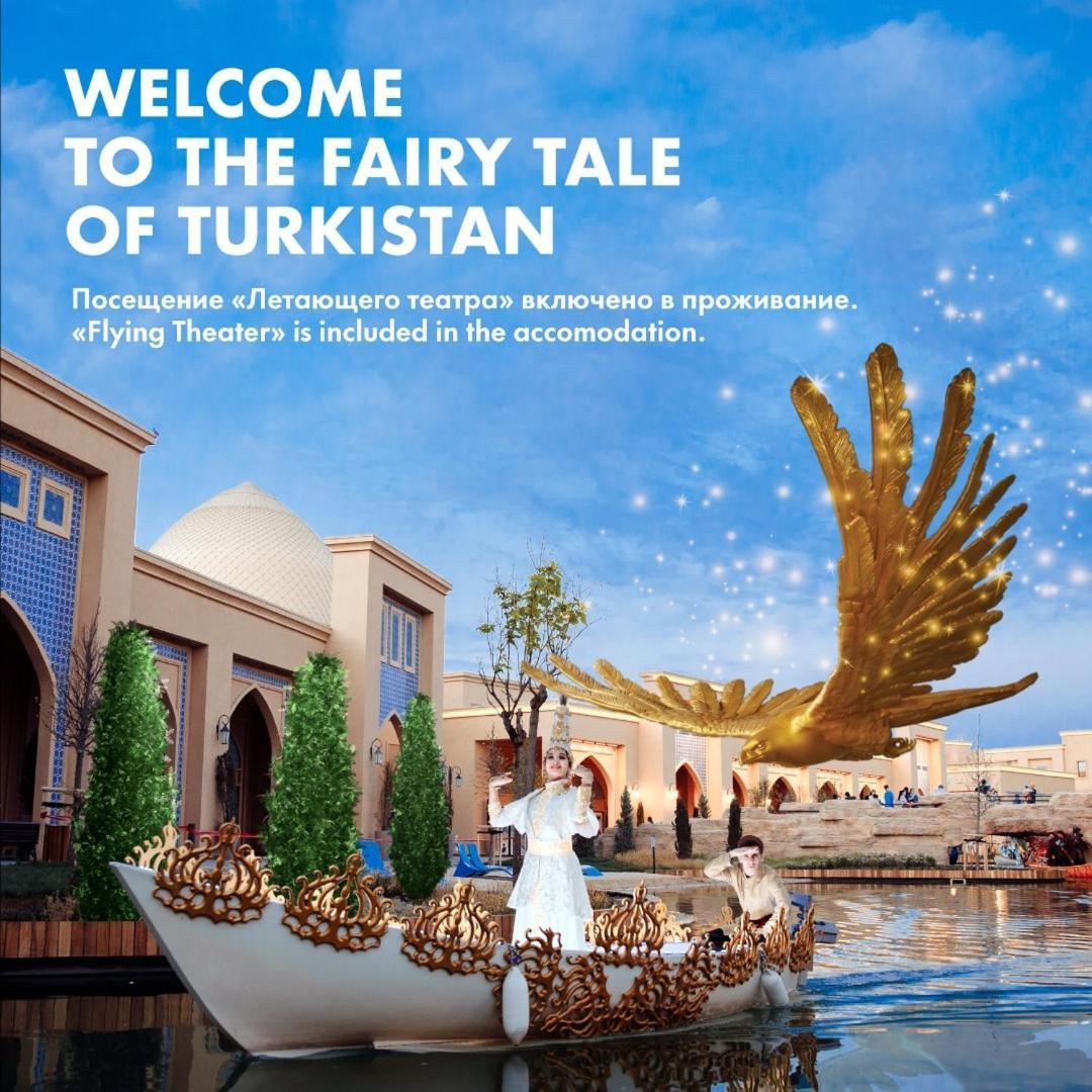Karavansaray Turkistan Harbour Hotel -Flying Theatre Access Kültér fotó The poster of the project